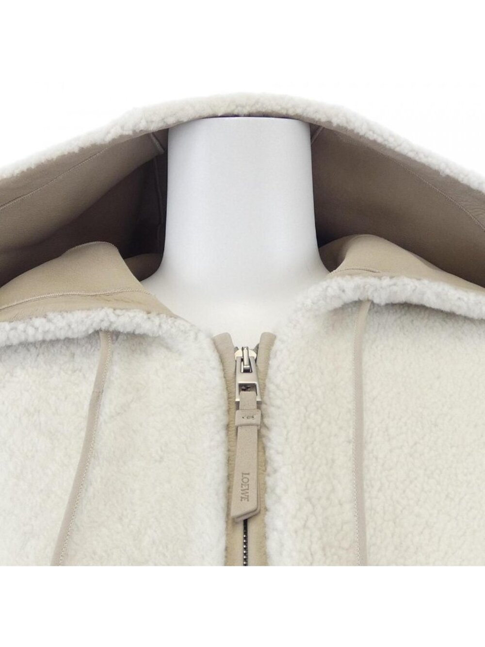 Loewe Mouton Jacket White View 5